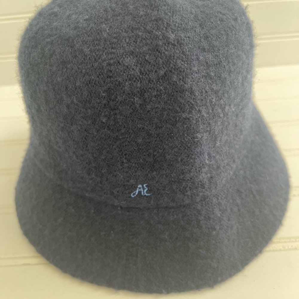 American Eagle Unisex Wool Blend Navy One Size Bucket Hat